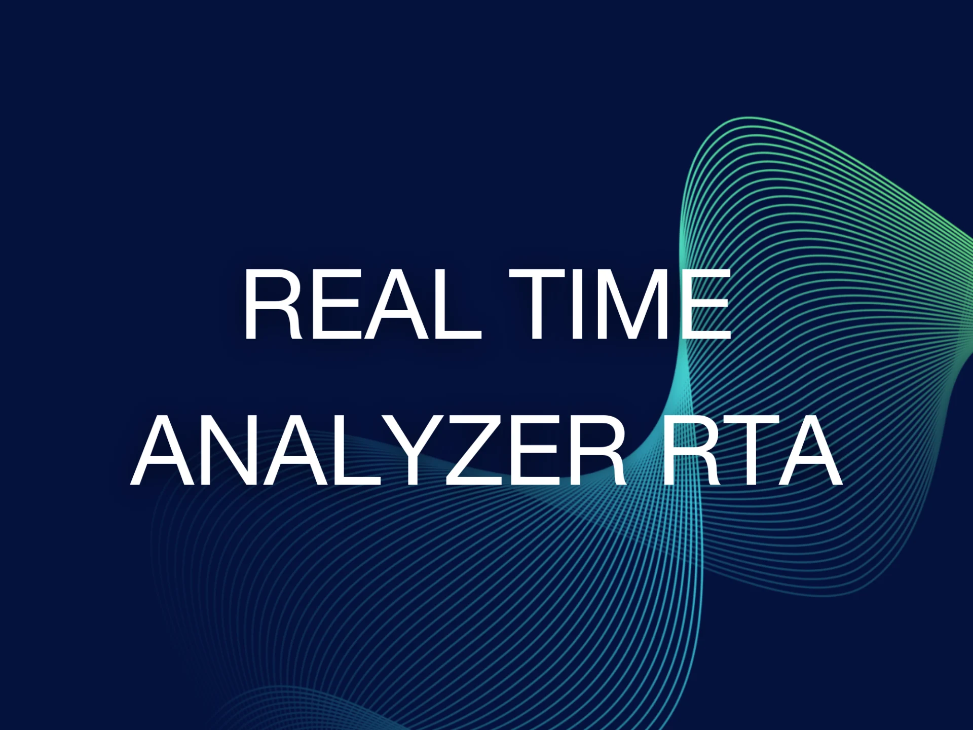 Real Time Analyzer RTA